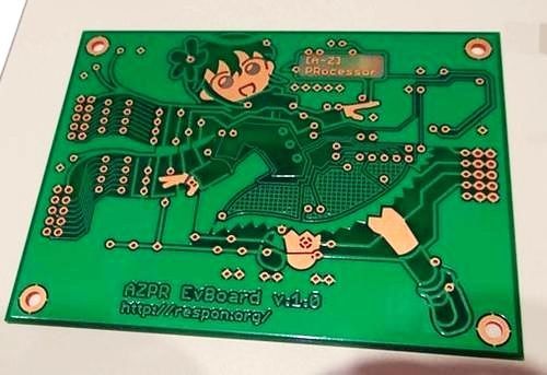 濃濃日漫風的&ldquo;基板少女&rdquo;開發板